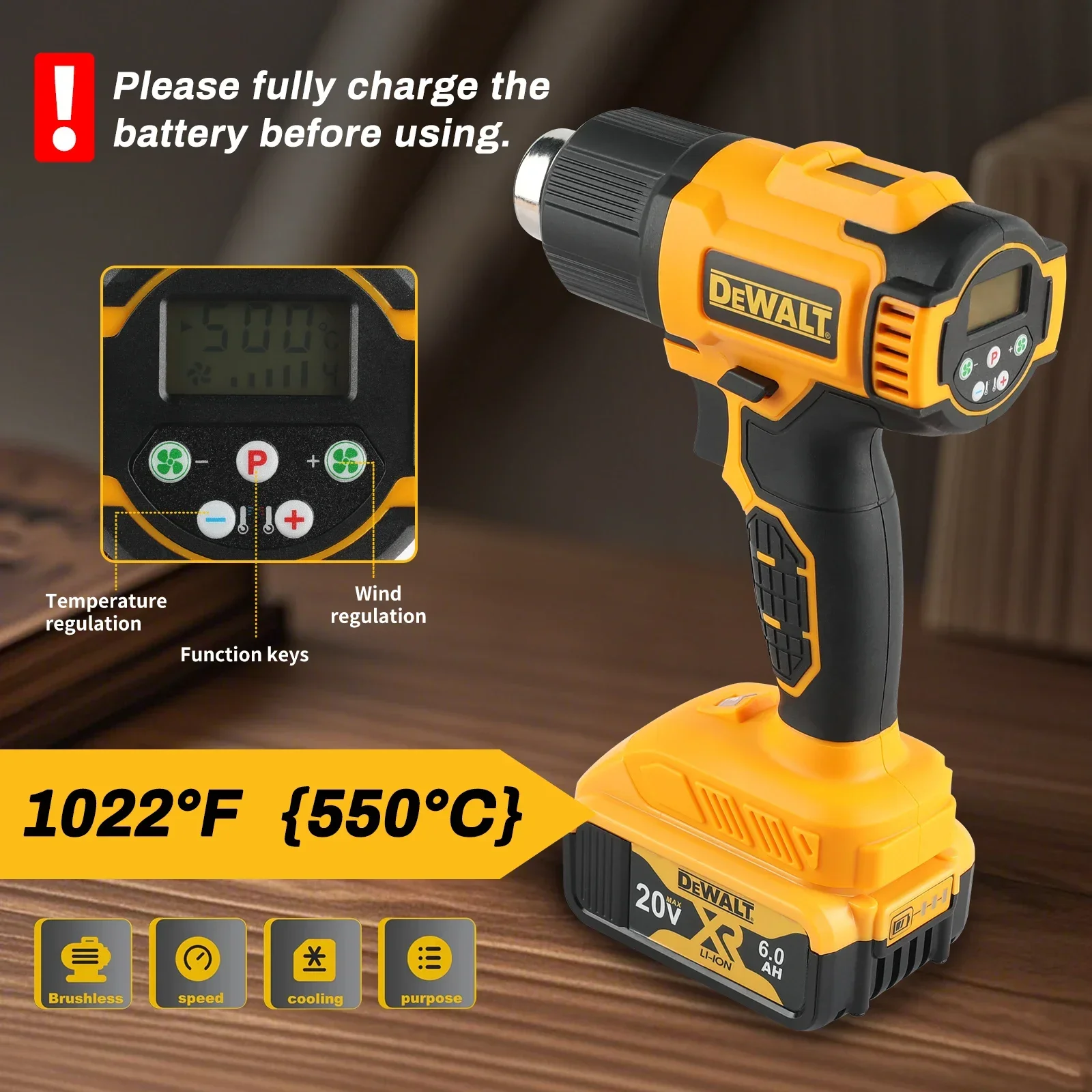 For Dewalt DCE530 20V Cordless - Heat Gun Paint Strip review and price