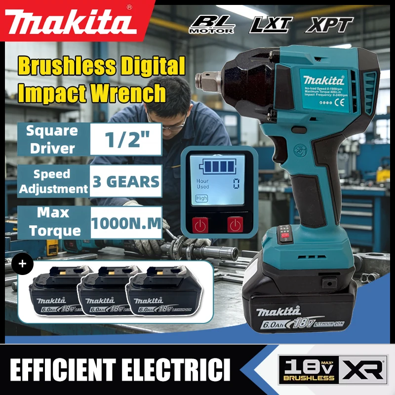 Makita Brushless Digital Displ - Torque Wrench Digital review and price